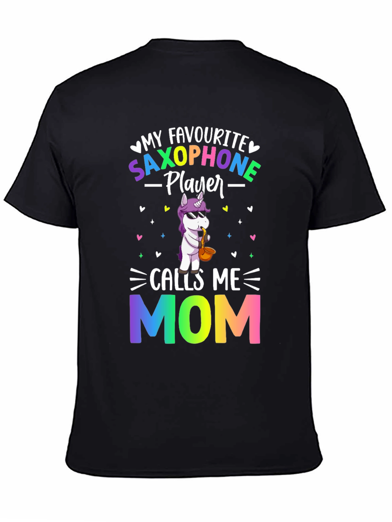 Saxophone Player Mom Graphic T-Shirt