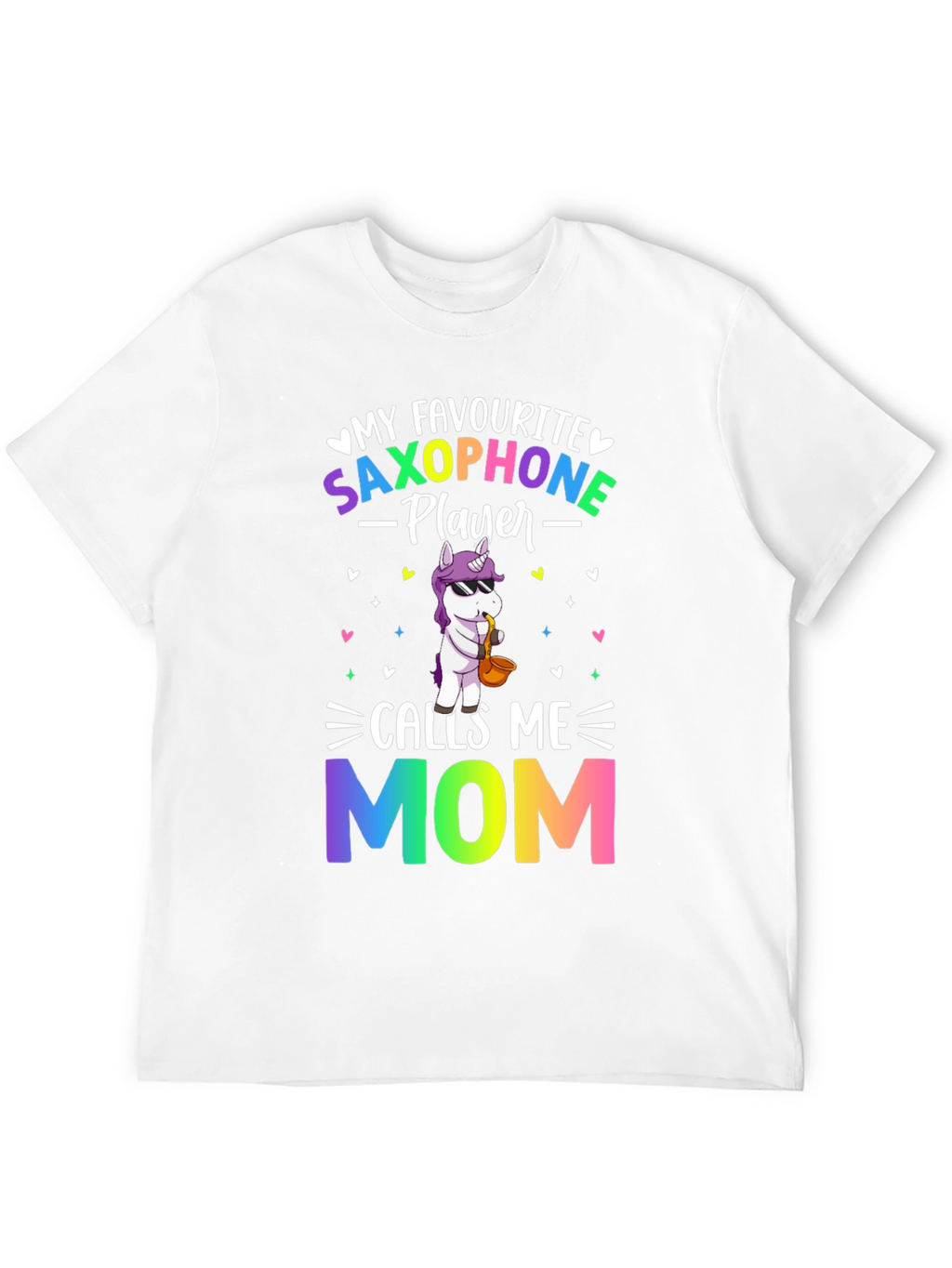 Saxophone Player Mom Graphic T-Shirt