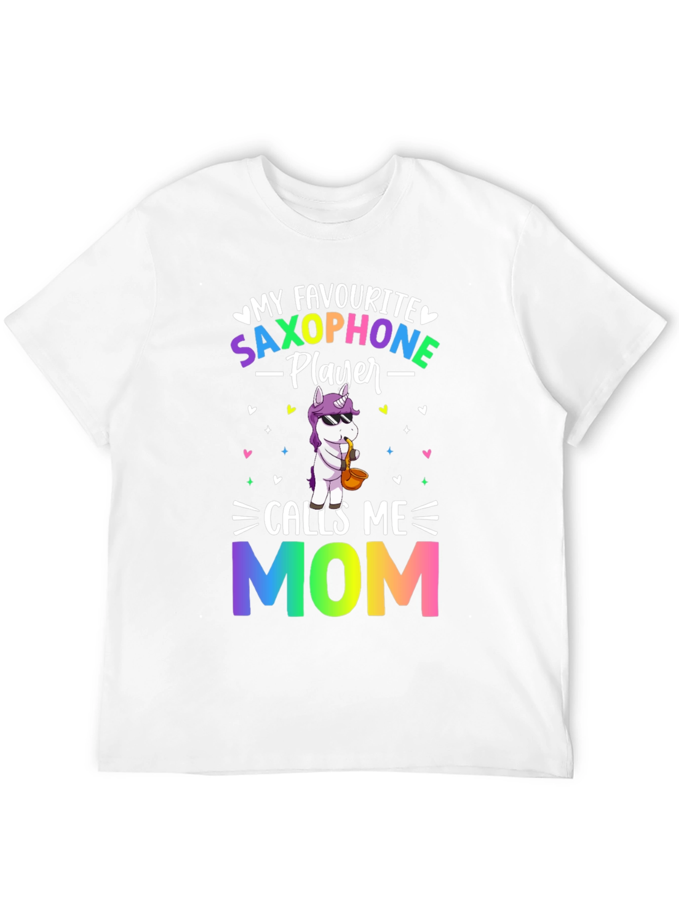 Saxophone Player Mom Graphic T-Shirt
