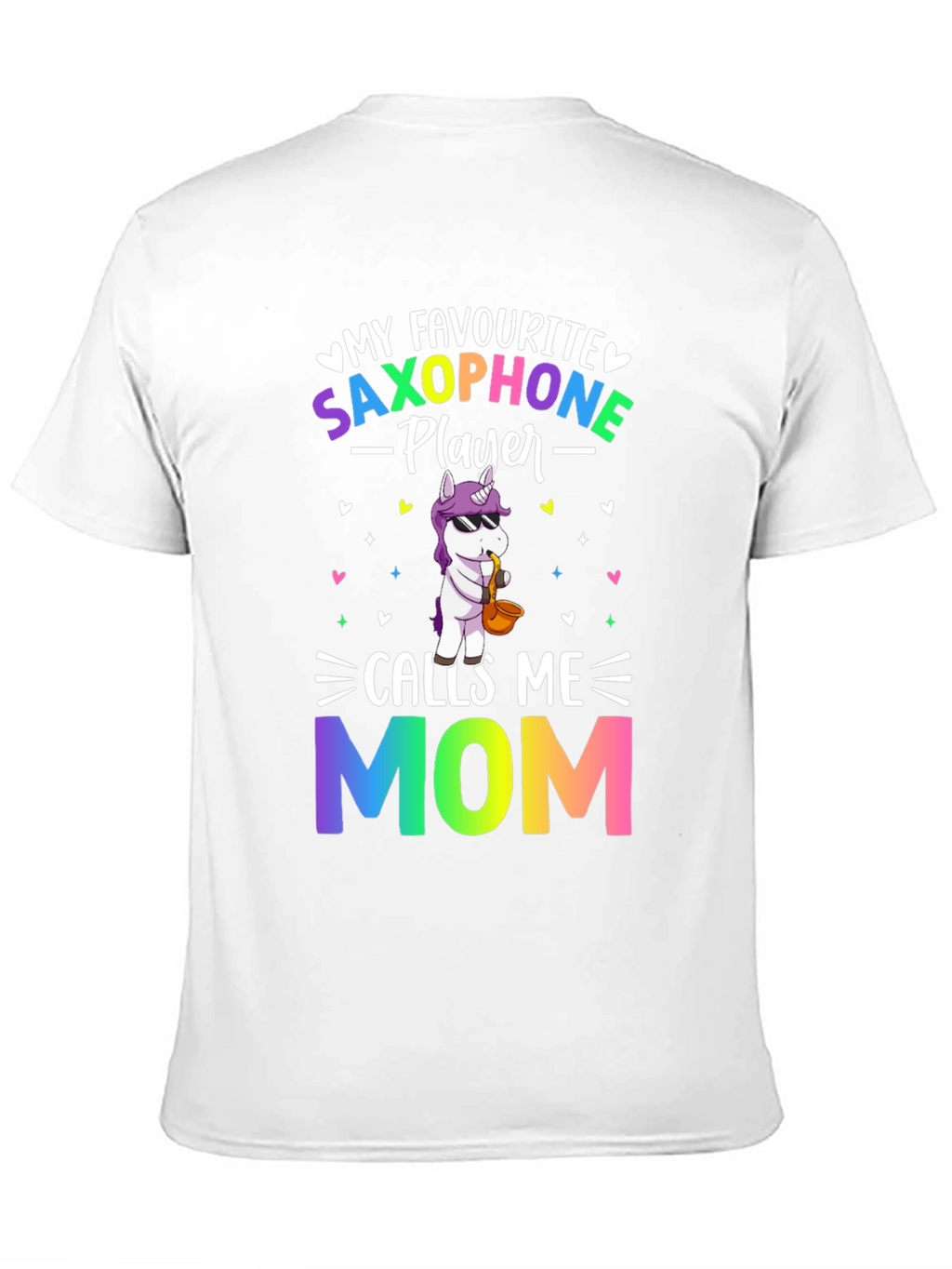 Saxophone Player Mom Graphic T-Shirt