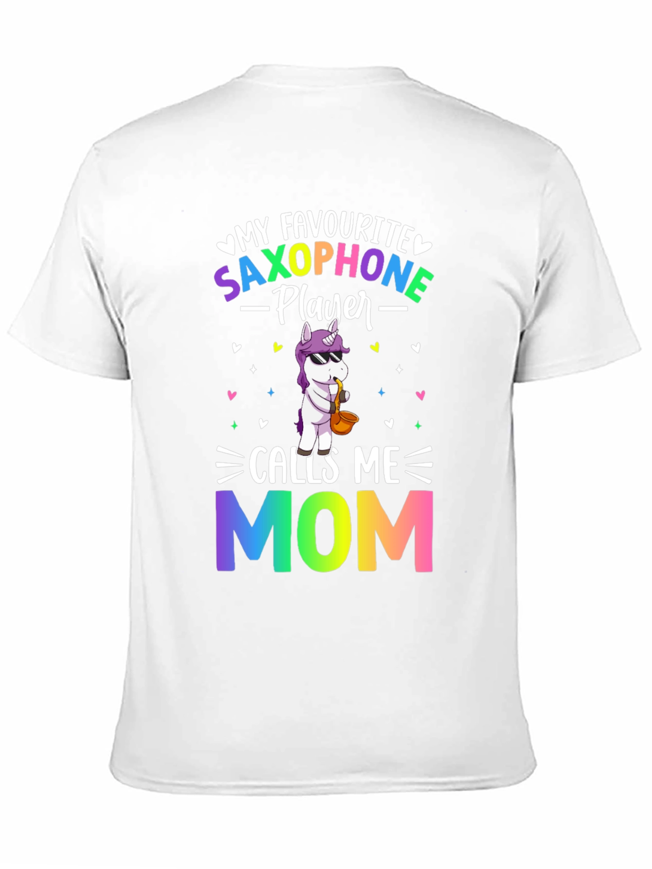 Saxophone Player Mom Graphic T-Shirt