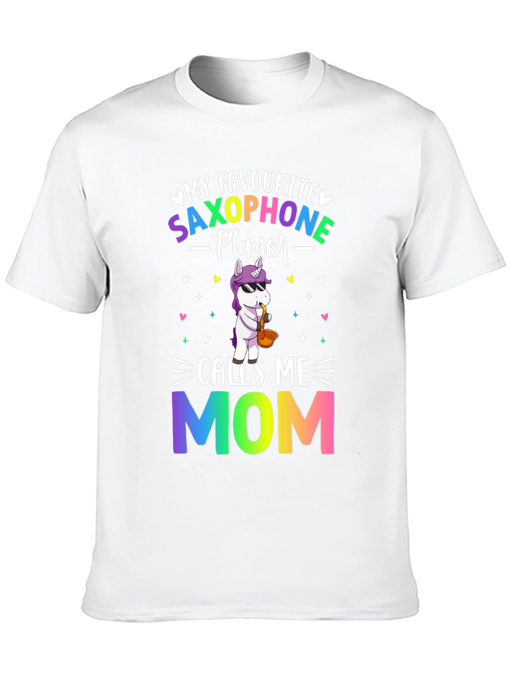 Saxophone Player Mom Graphic T-Shirt