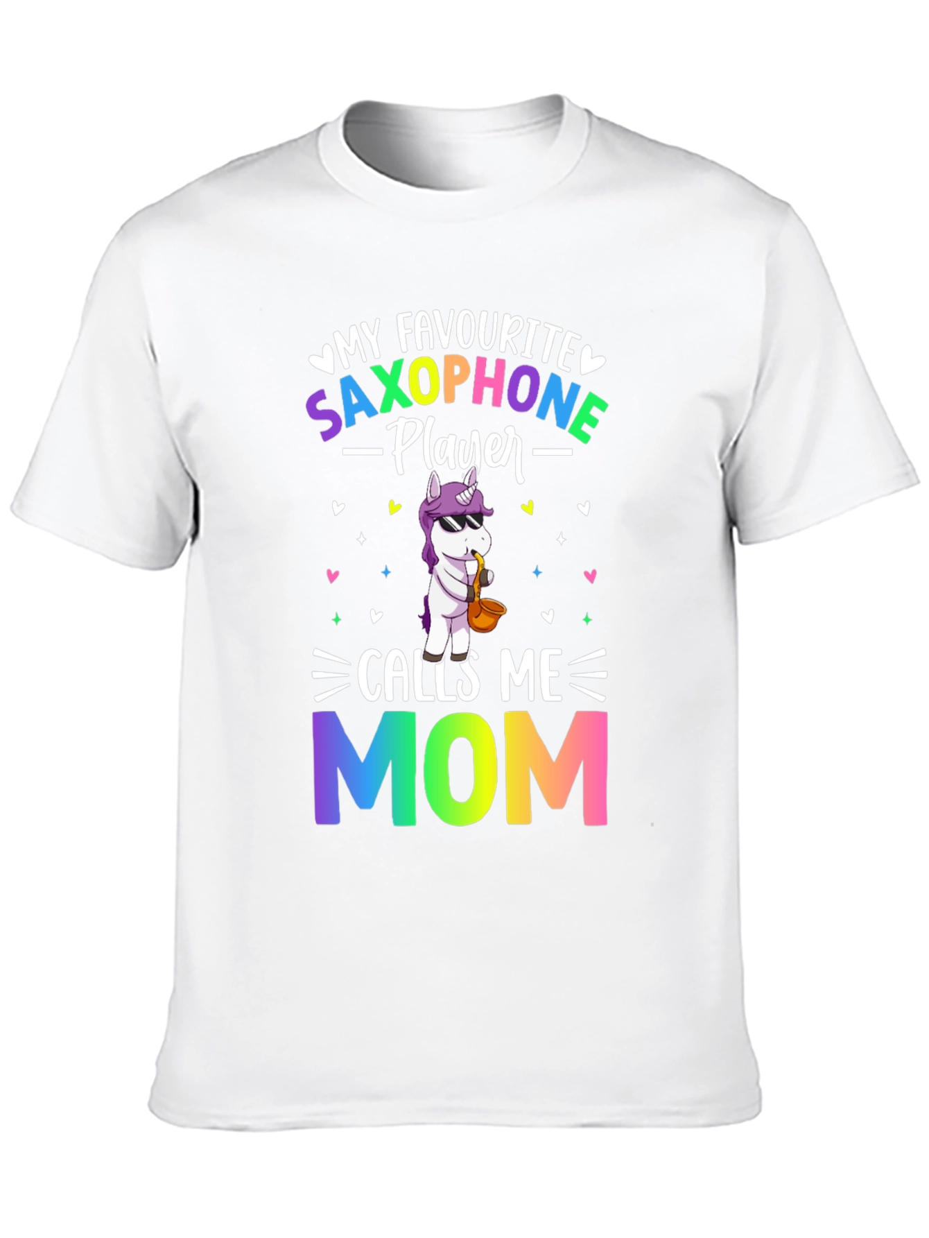Saxophone Player Mom Graphic T-Shirt