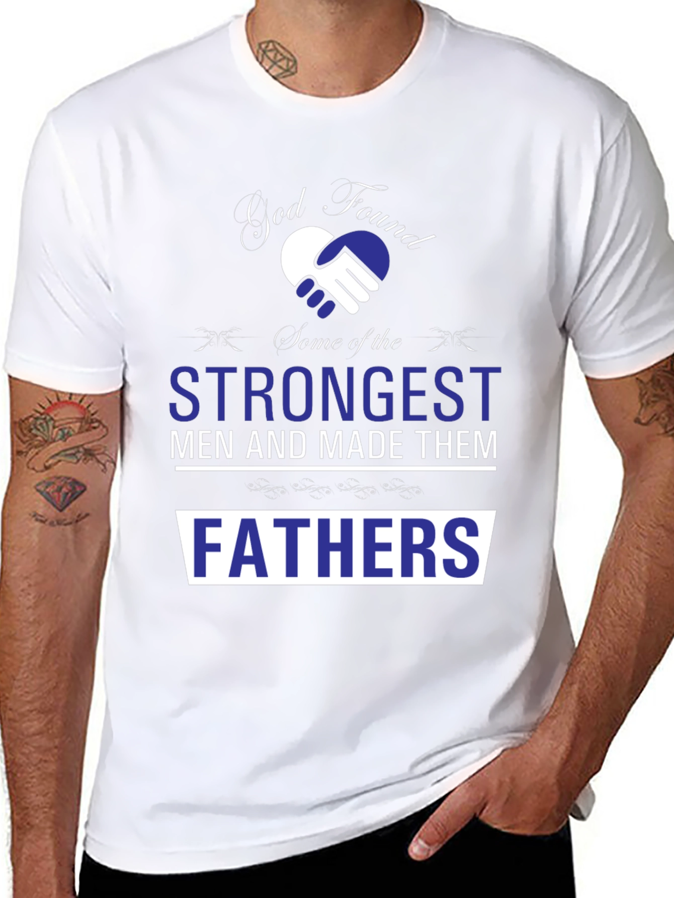 Strongest Fathers T-Shirt - Fathers Day Gift