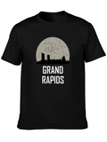 Grand Rapids Skyline Graphic Tee - Black