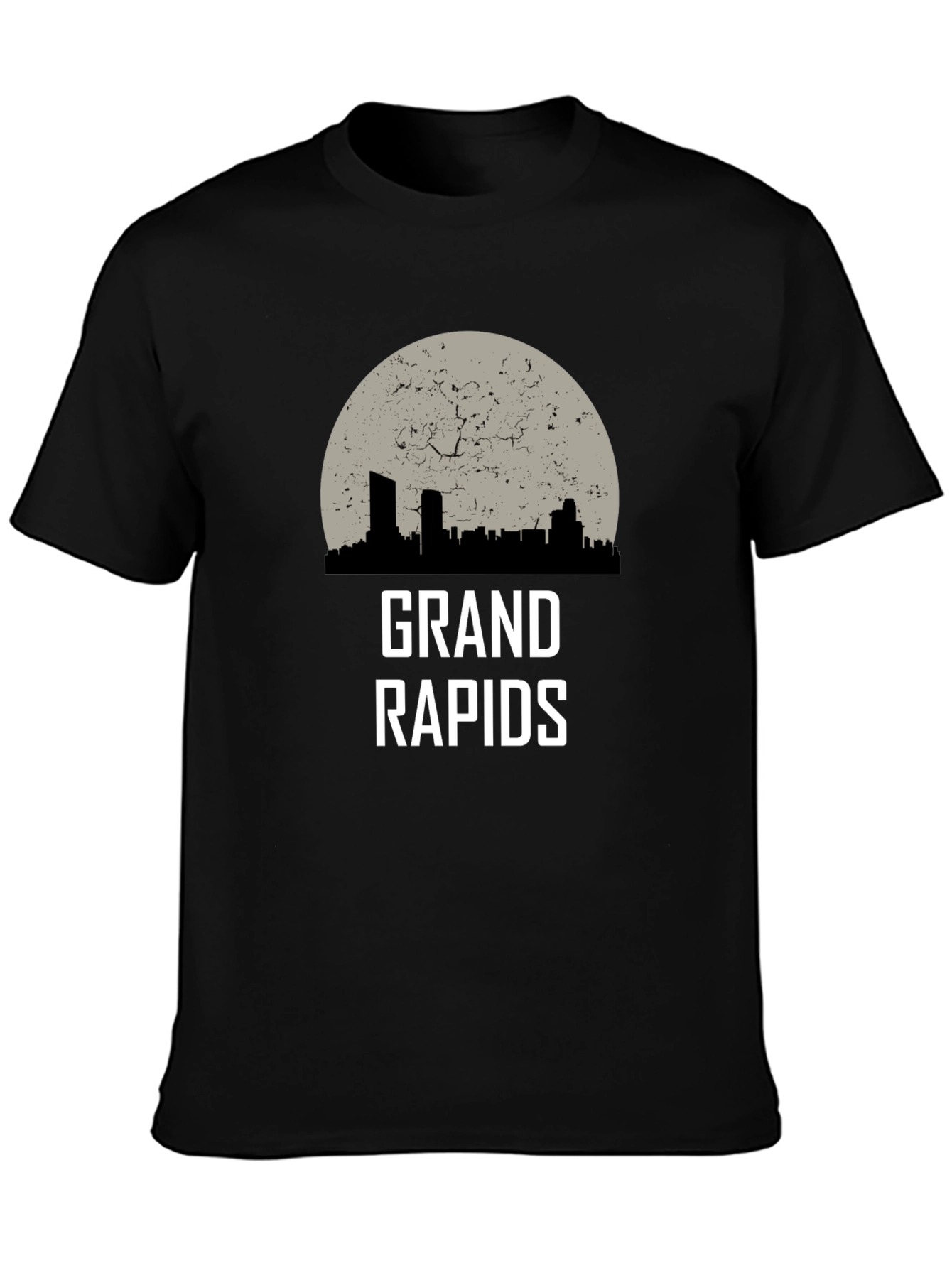 Grand Rapids Skyline Graphic Tee - Black