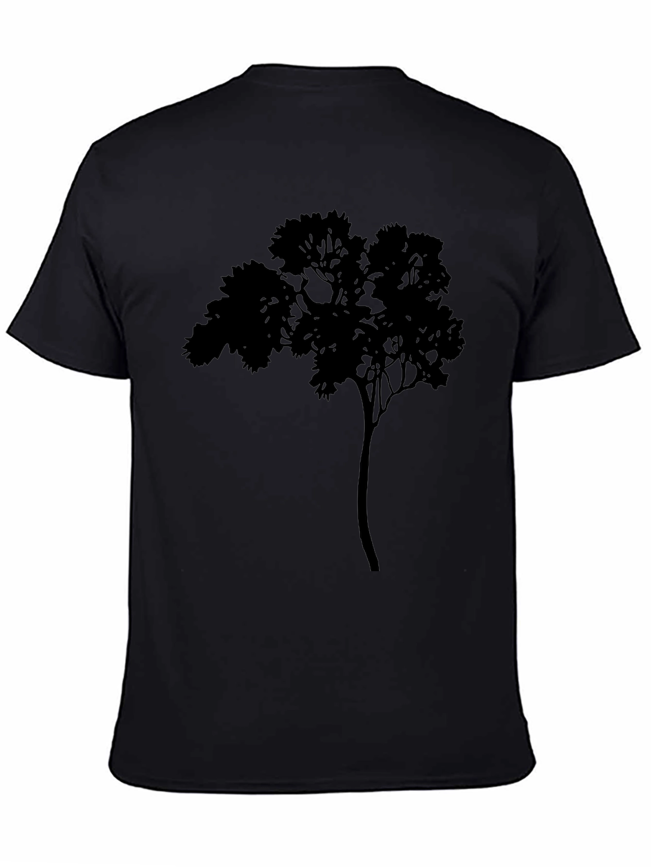 Black Tree Silhouette Graphic Tee - Mens