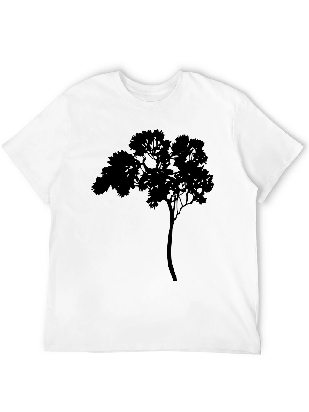 Black Tree Silhouette Graphic Tee - Mens