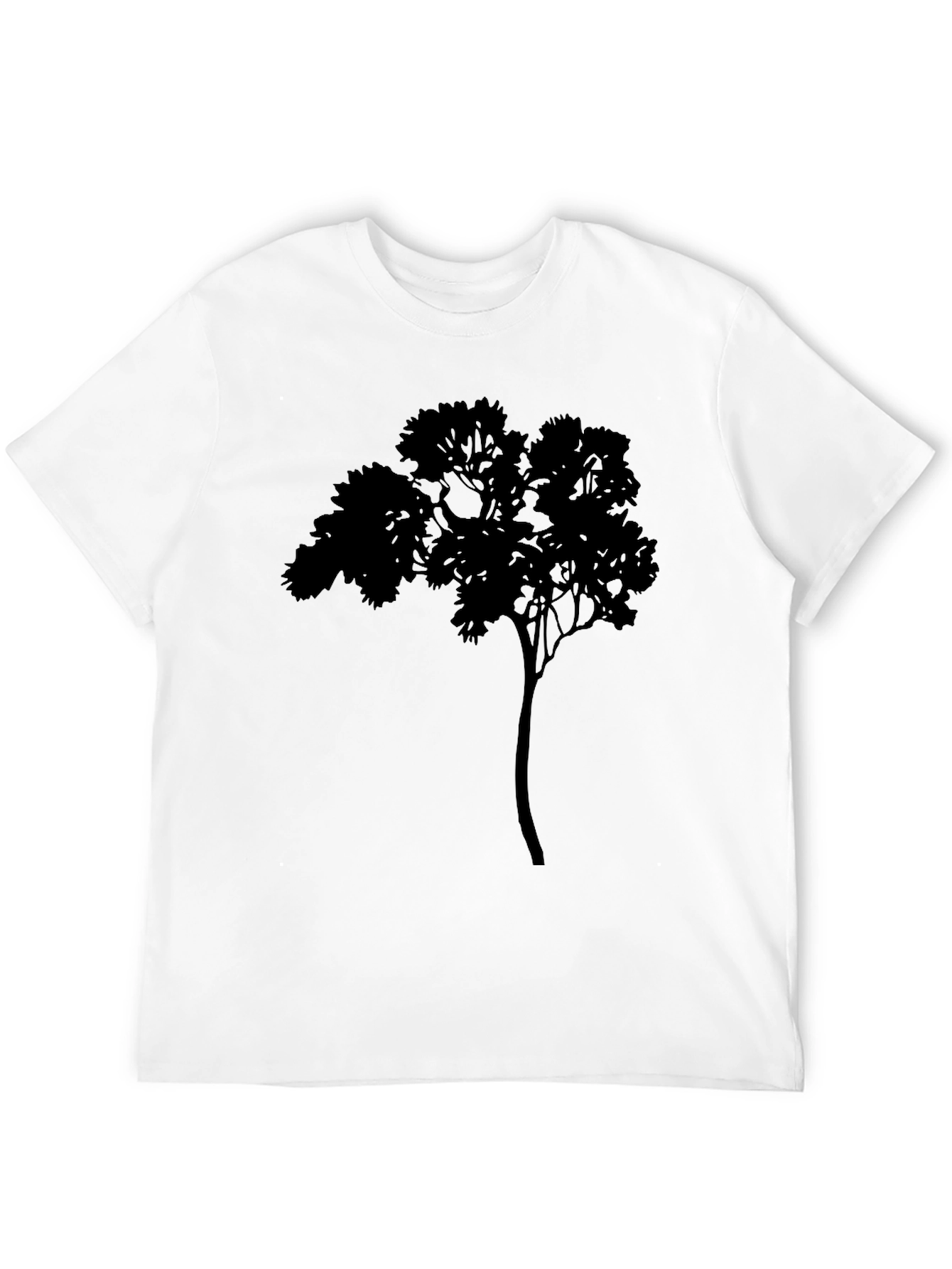 Black Tree Silhouette Graphic Tee - Mens