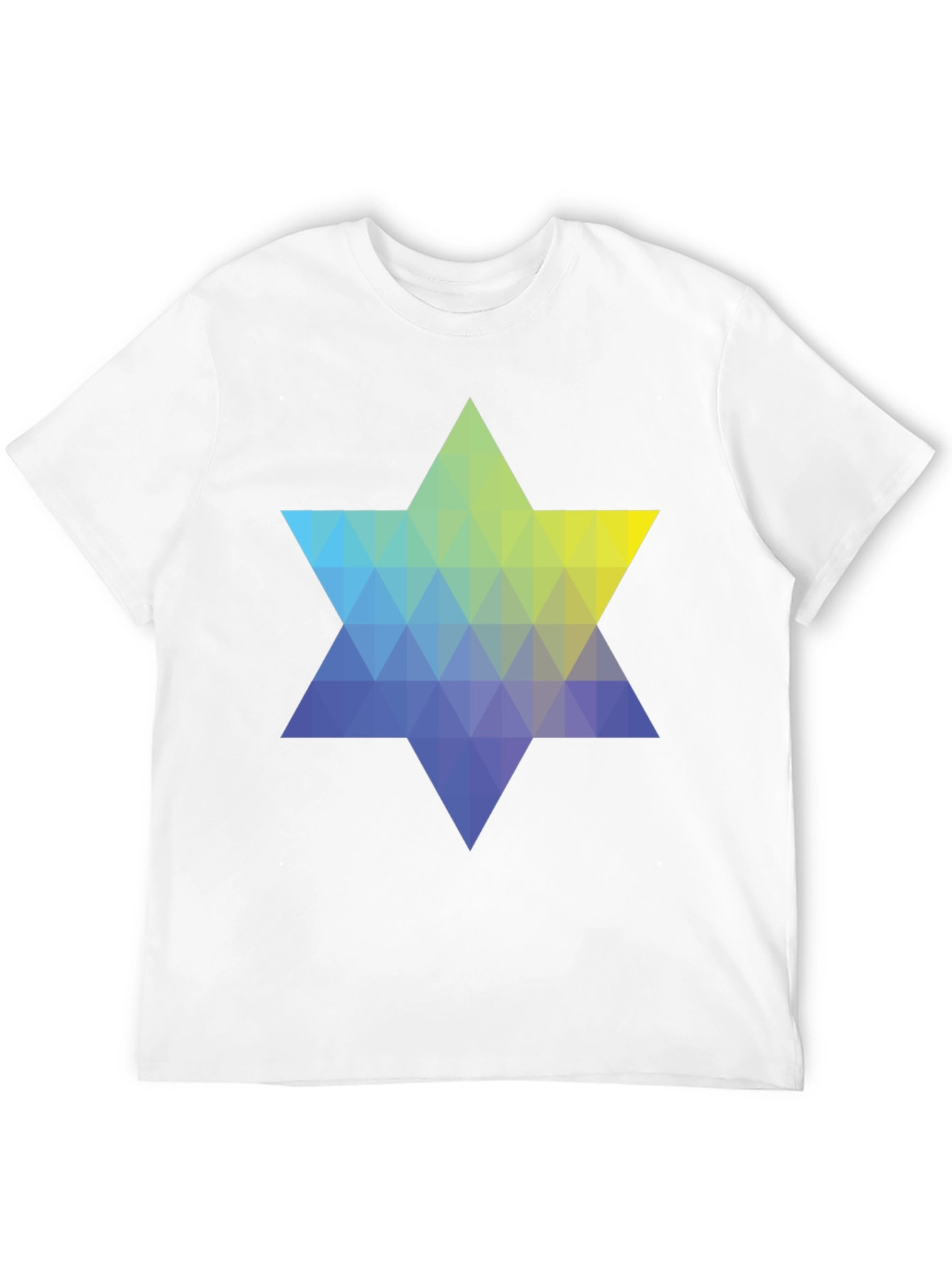 Geometric Star Graphic Tee - Modern Casual Style