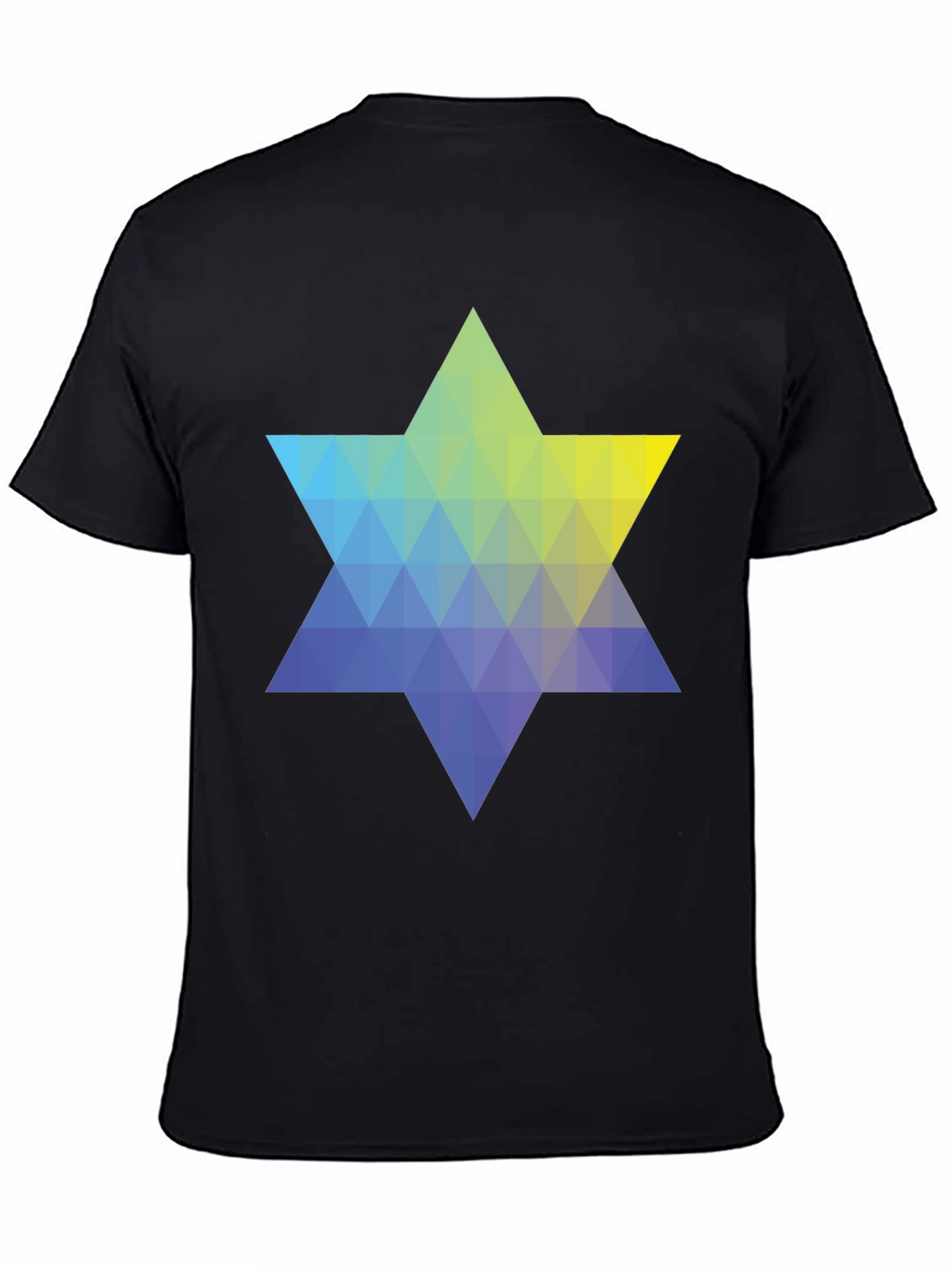 Geometric Star Graphic Tee - Modern Casual Style