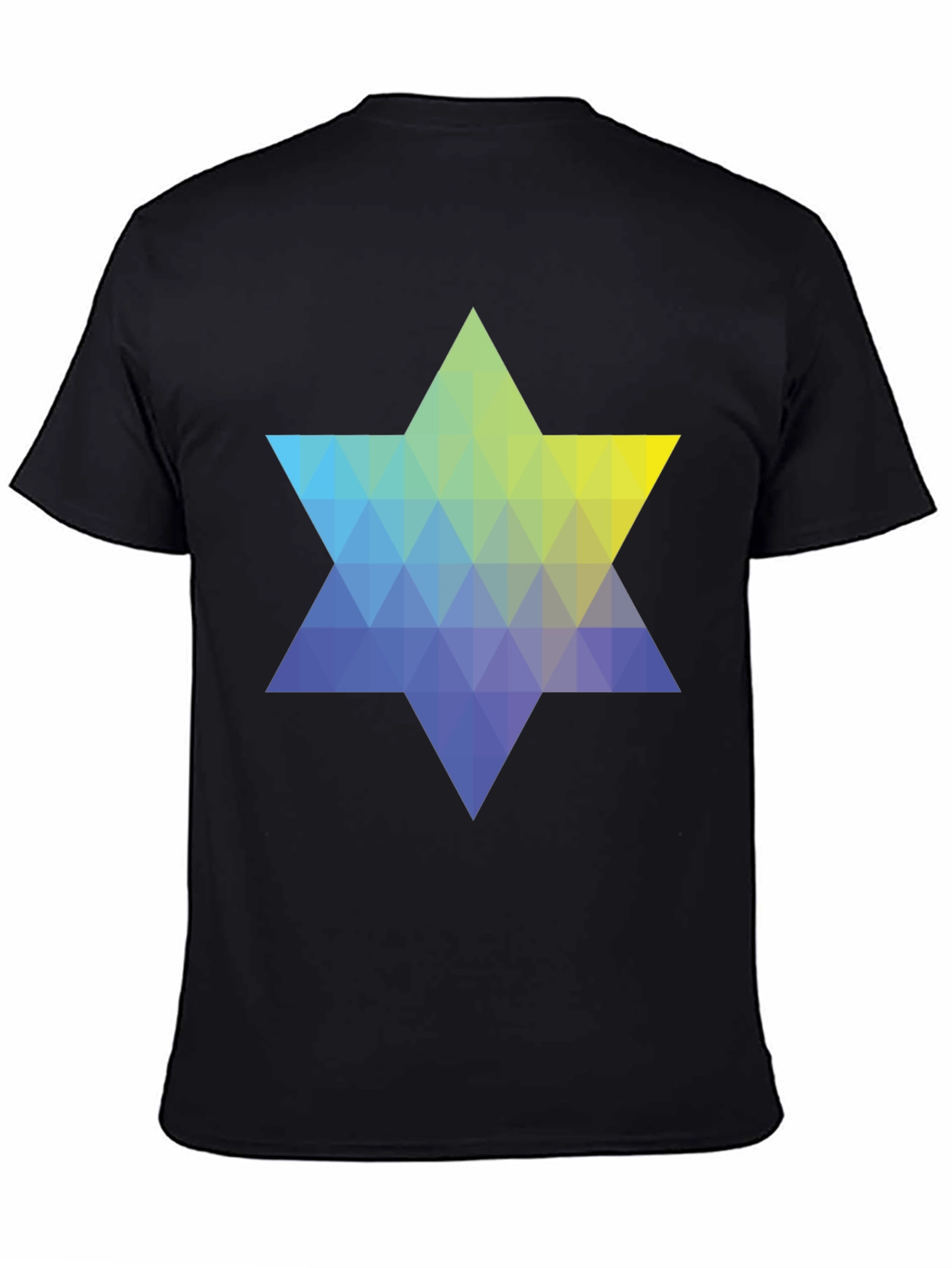Geometric Star Graphic Tee - Modern Casual Style