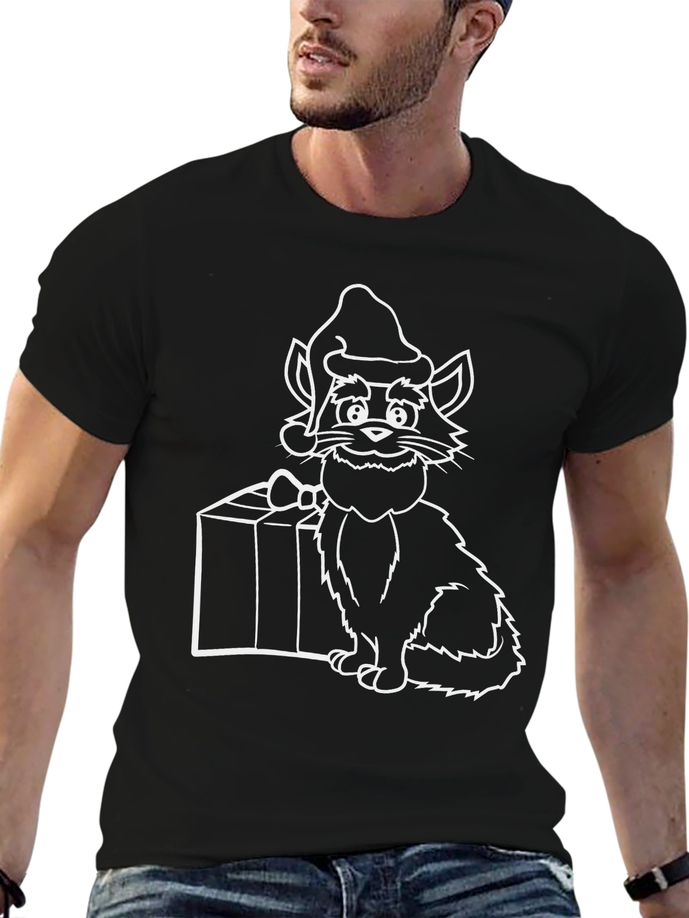 Festive Cat T-Shirt