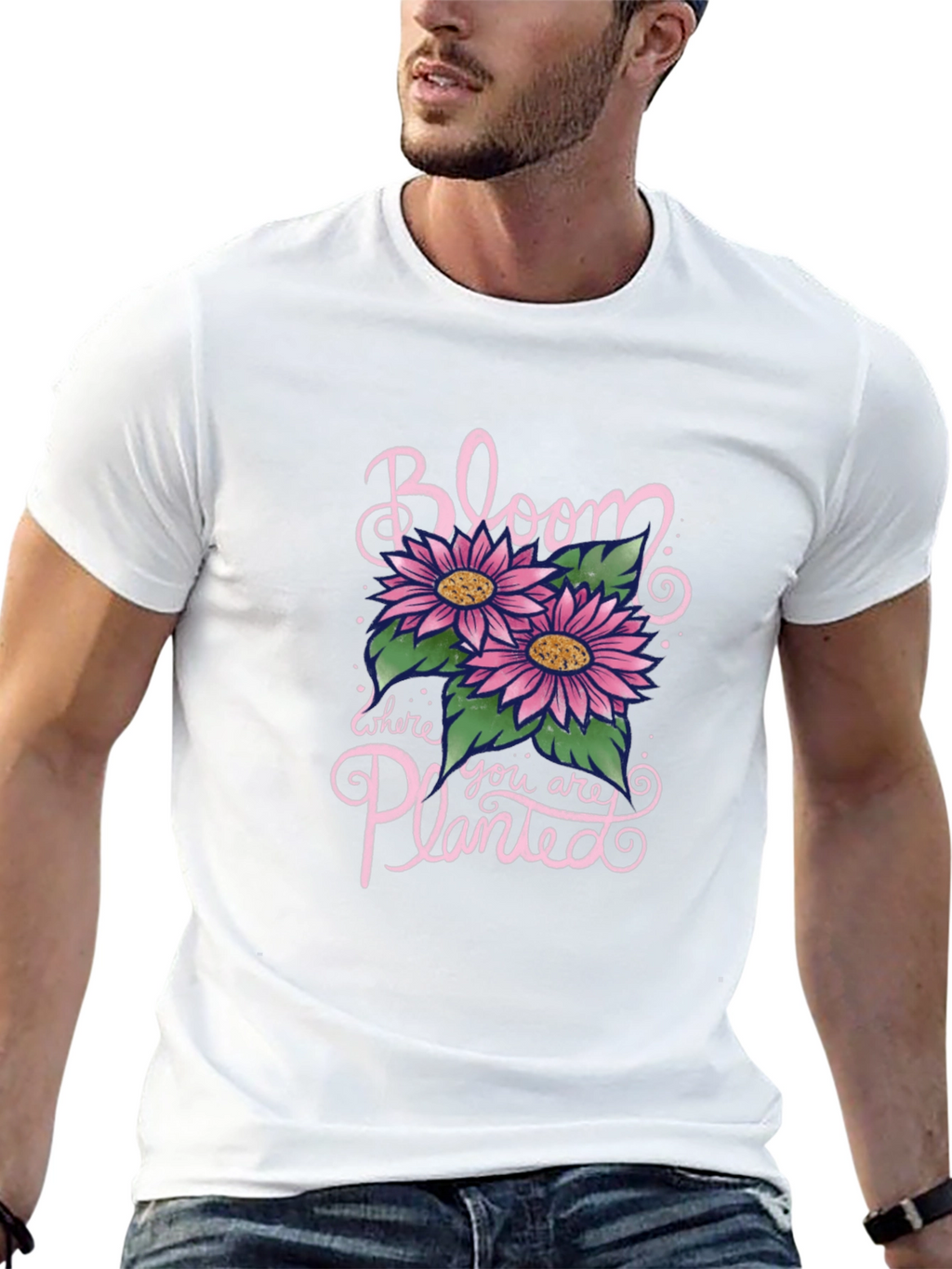 Bloom Where You Are Planted Graphic T-Shirt