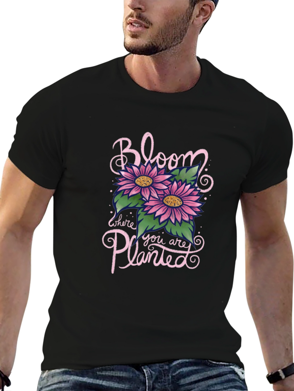 Bloom Where You Are Planted Graphic T-Shirt