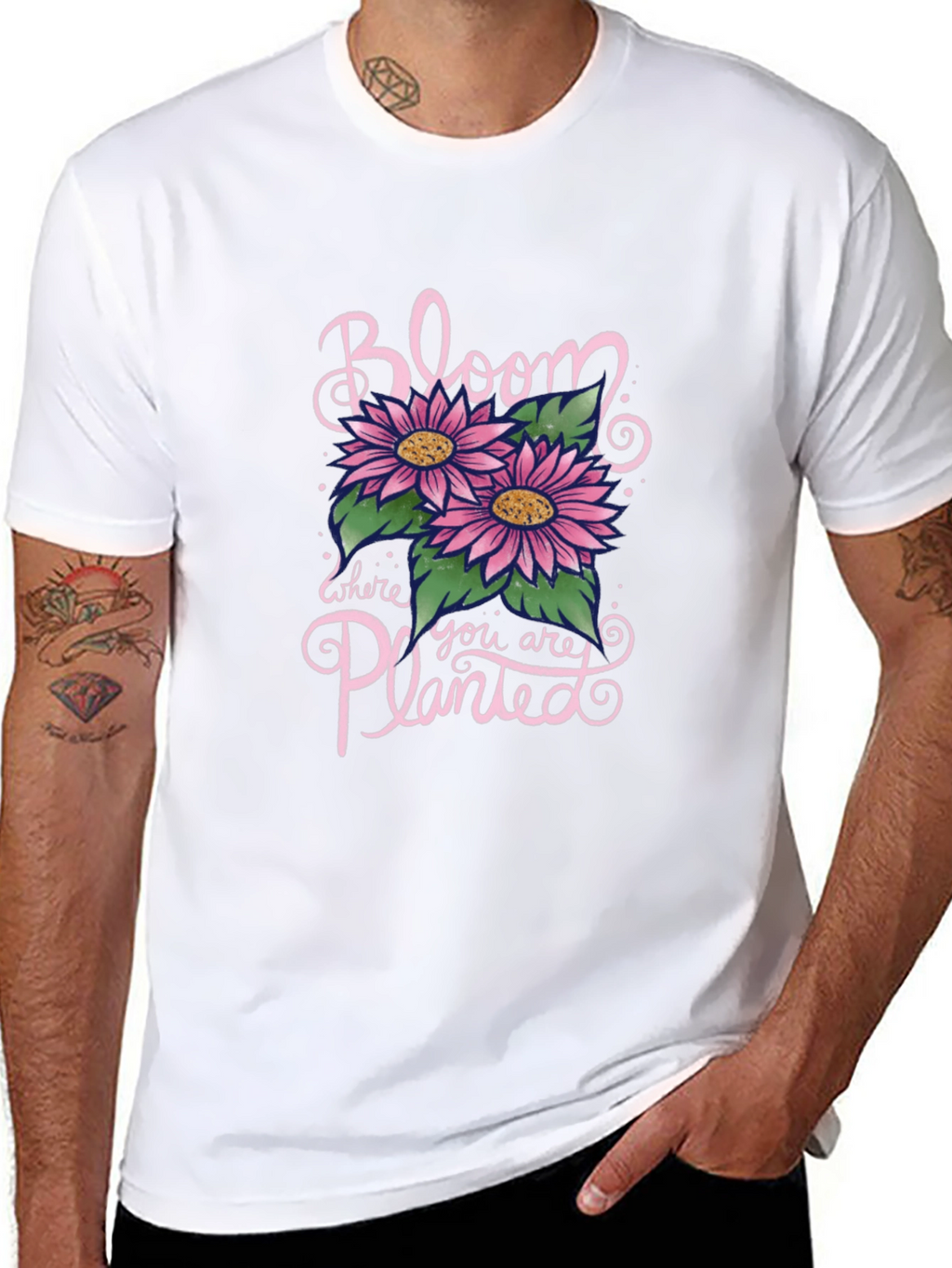 Bloom Where You Are Planted Graphic T-Shirt