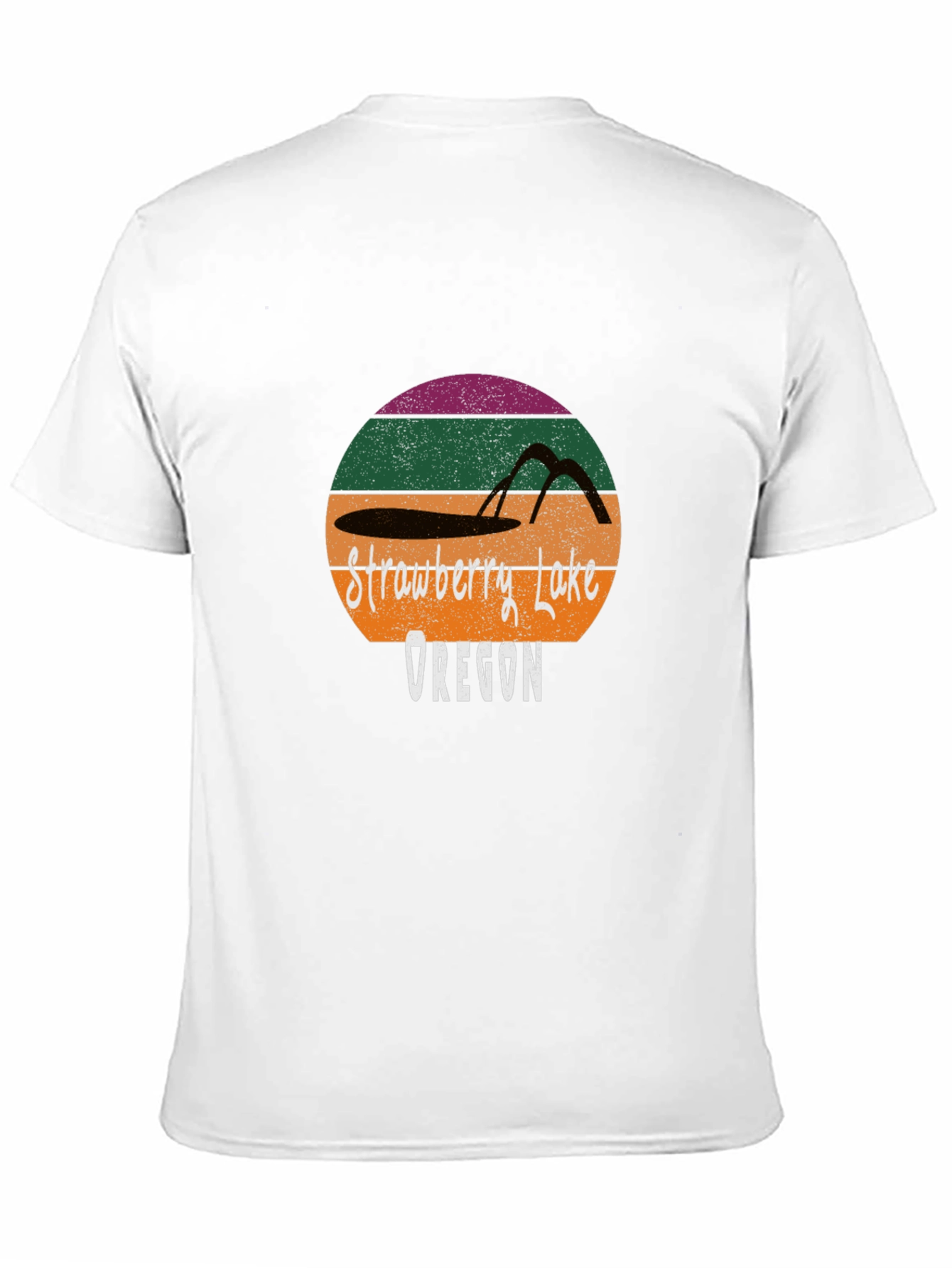 Strawberry Lake Oregon Retro T-Shirt