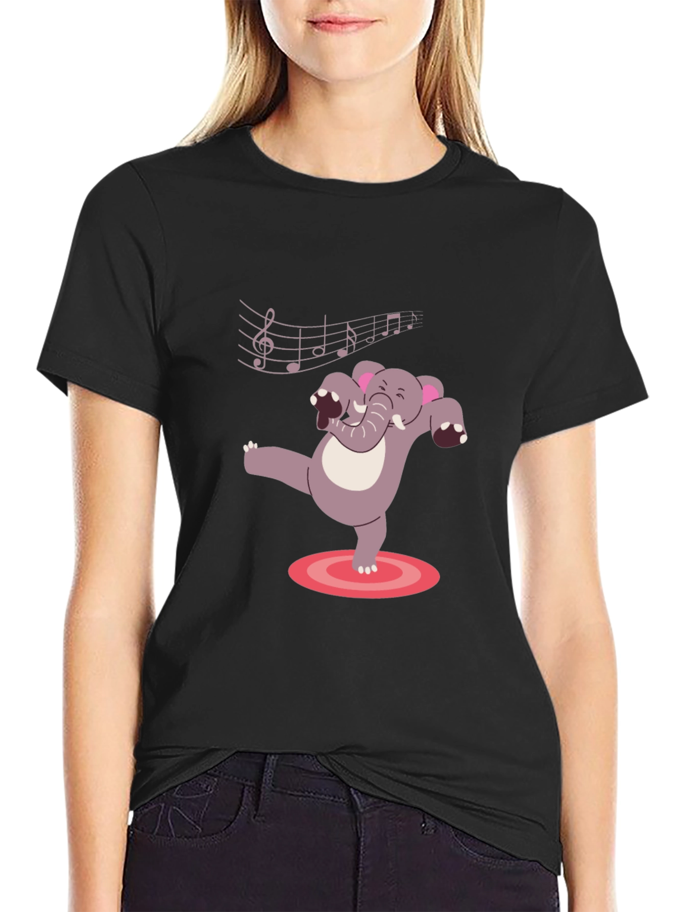 Dancing Elephant Music T-Shirt
