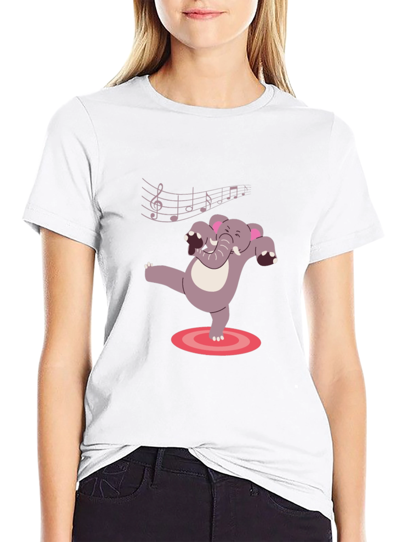 Dancing Elephant Music T-Shirt