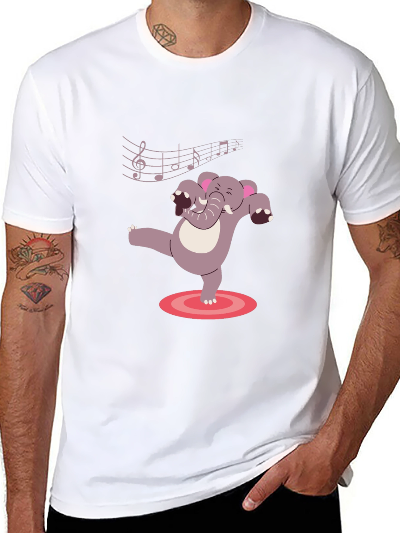 Dancing Elephant Music T-Shirt