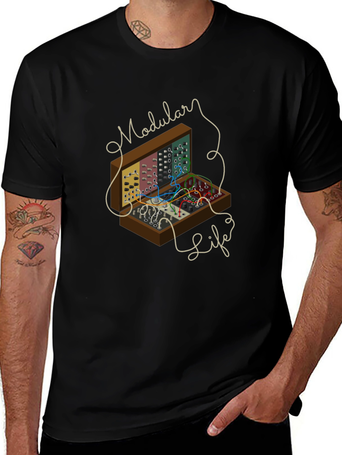 Modular Life T-Shirt - Synthesizer Music Apparel