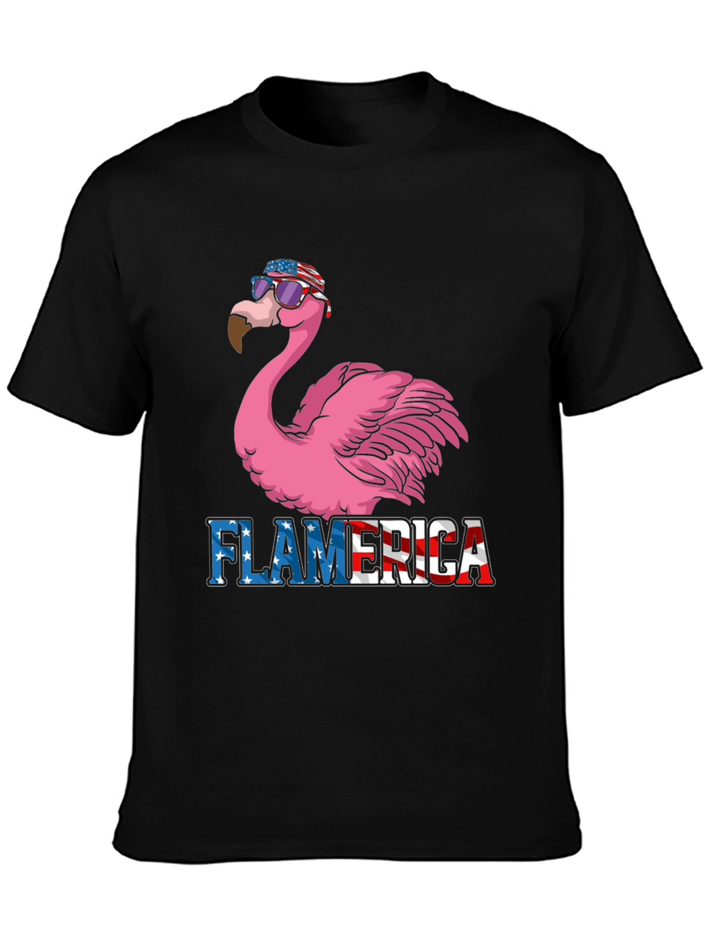 Flamerica Patriotic Flamingo T-Shirt