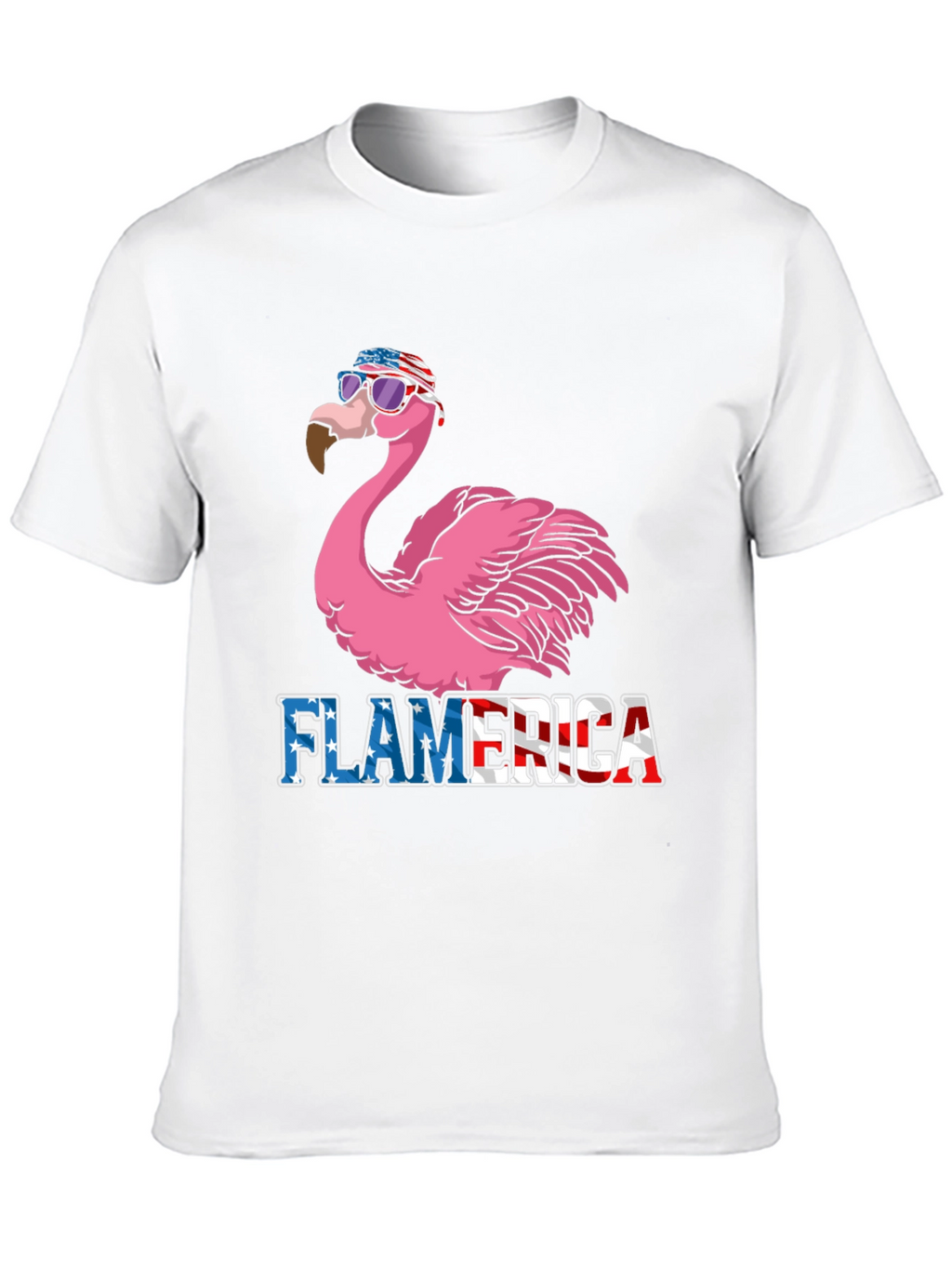 Flamerica Patriotic Flamingo T-Shirt