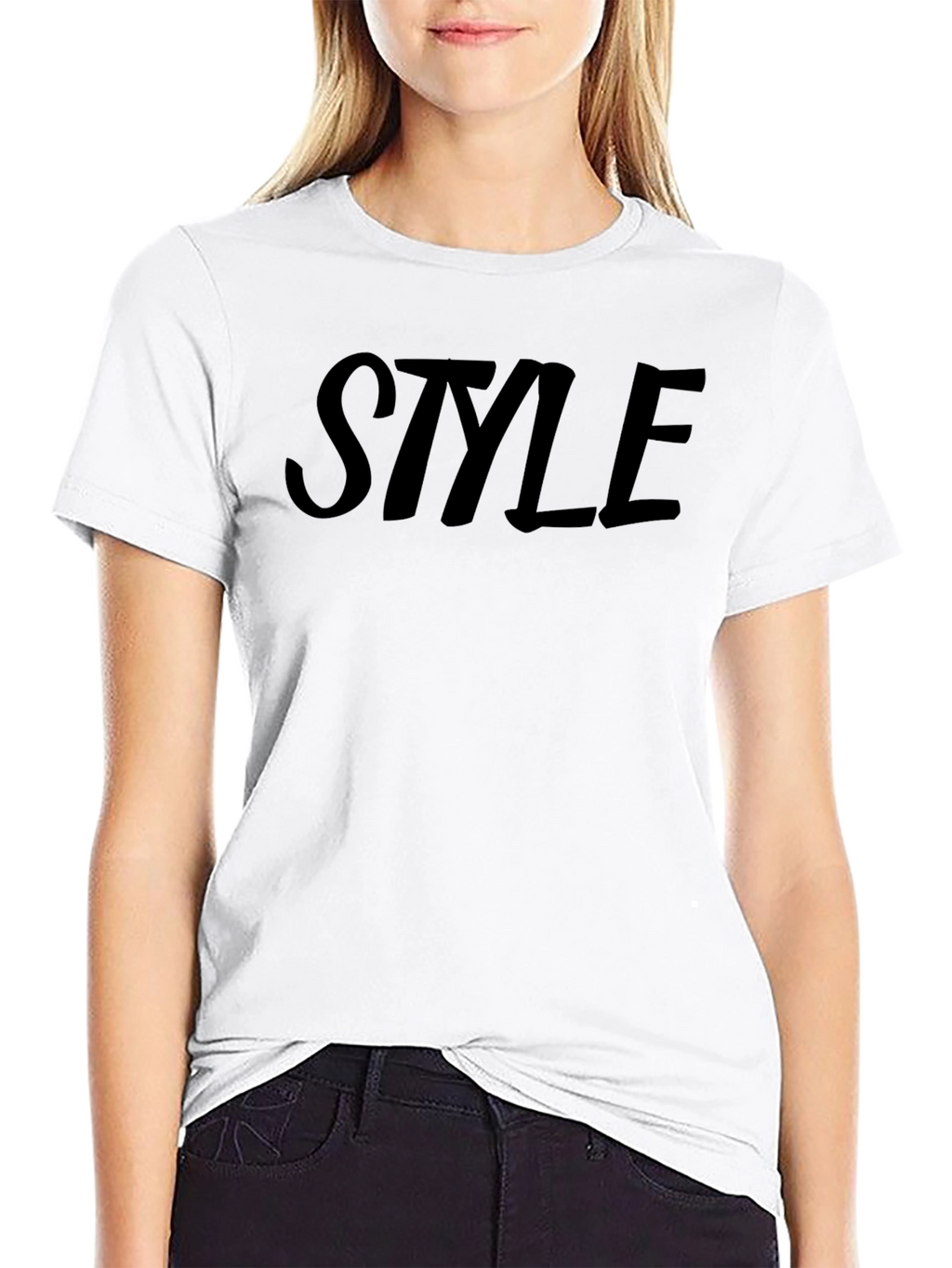Stylish Black Style Graphic Tee - Everyday Comfort