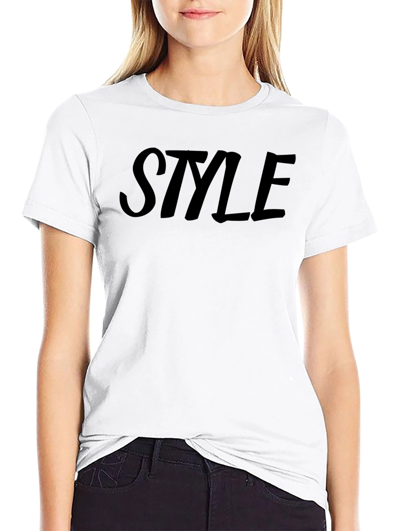 Stylish Black Style Graphic Tee - Everyday Comfort