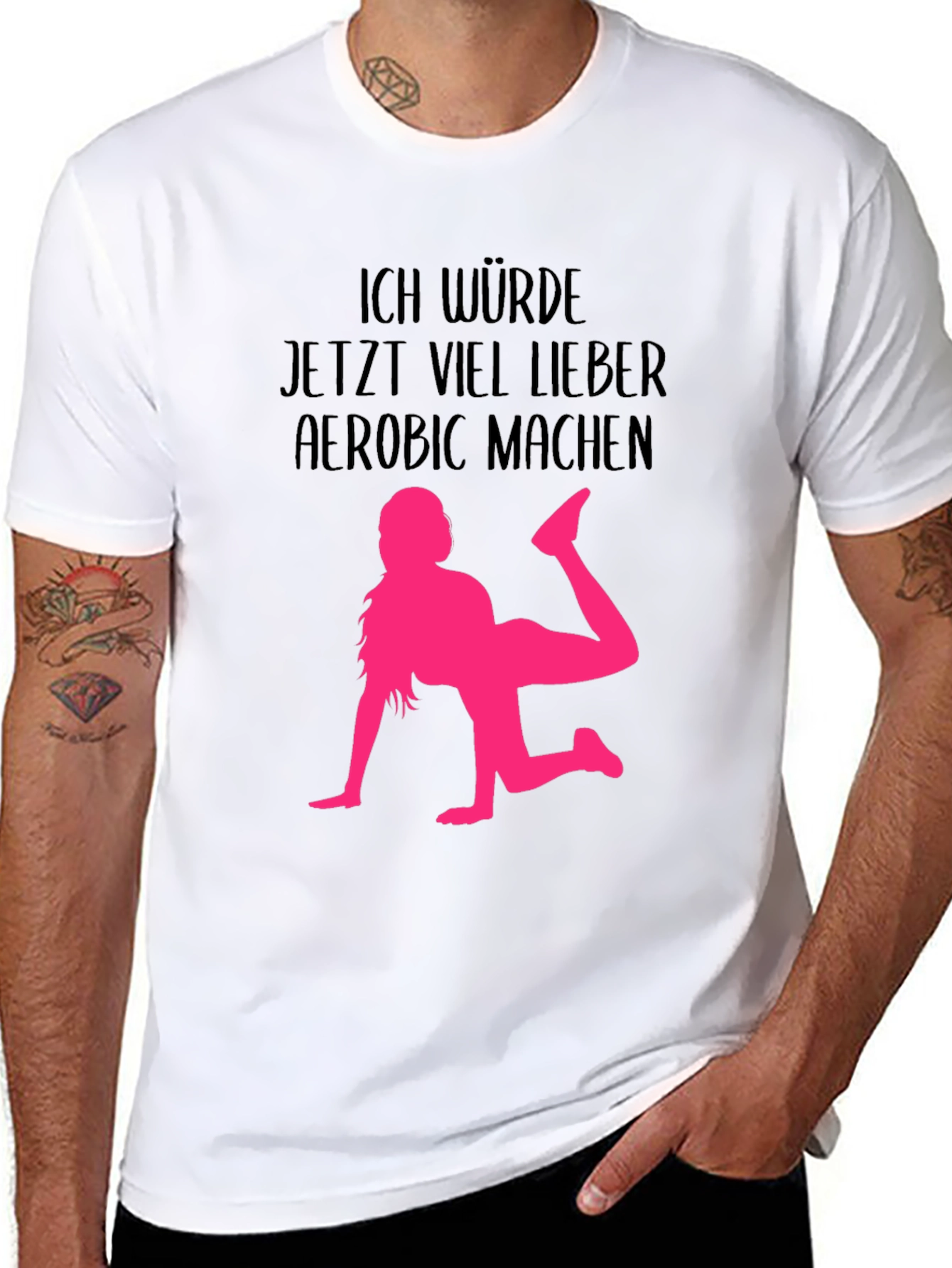 Aerobic Lover Tee - Funny Workout T-Shirt