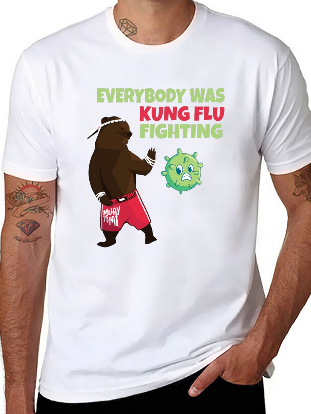 Kung Flu Fighting Graphic Tee