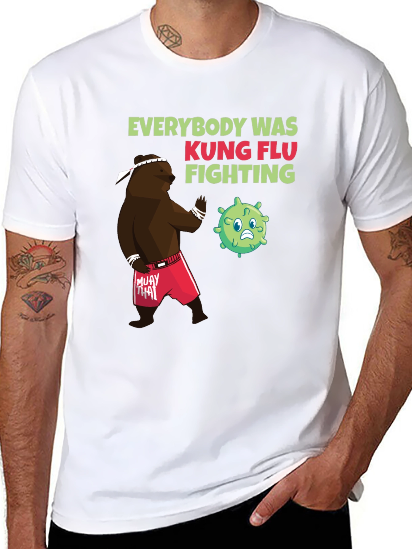 Kung Flu Fighting Graphic Tee