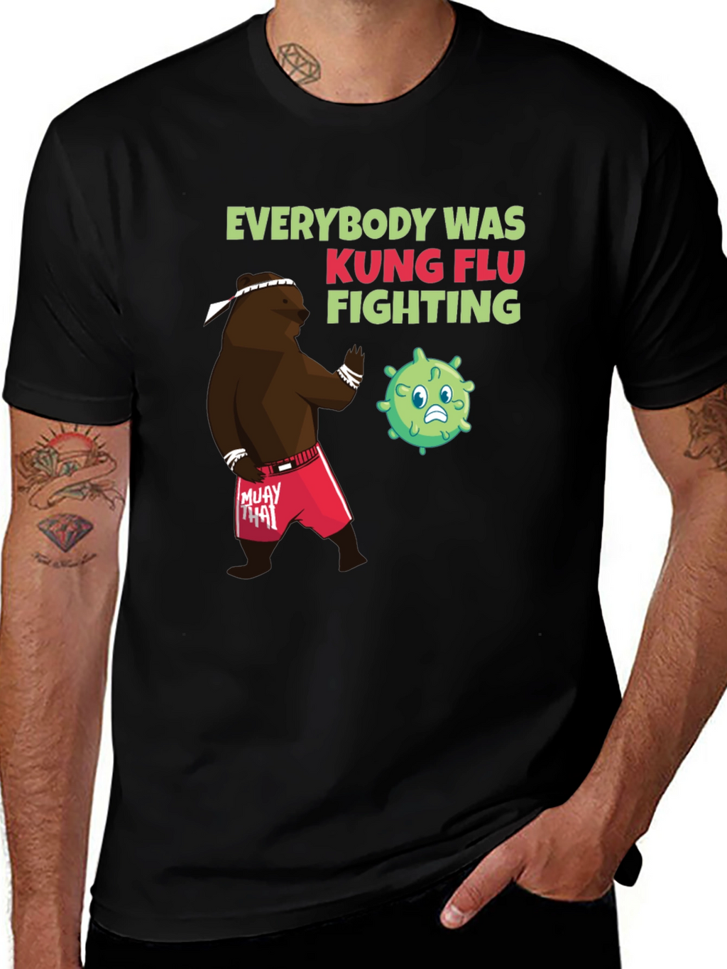 Kung Flu Fighting Graphic Tee