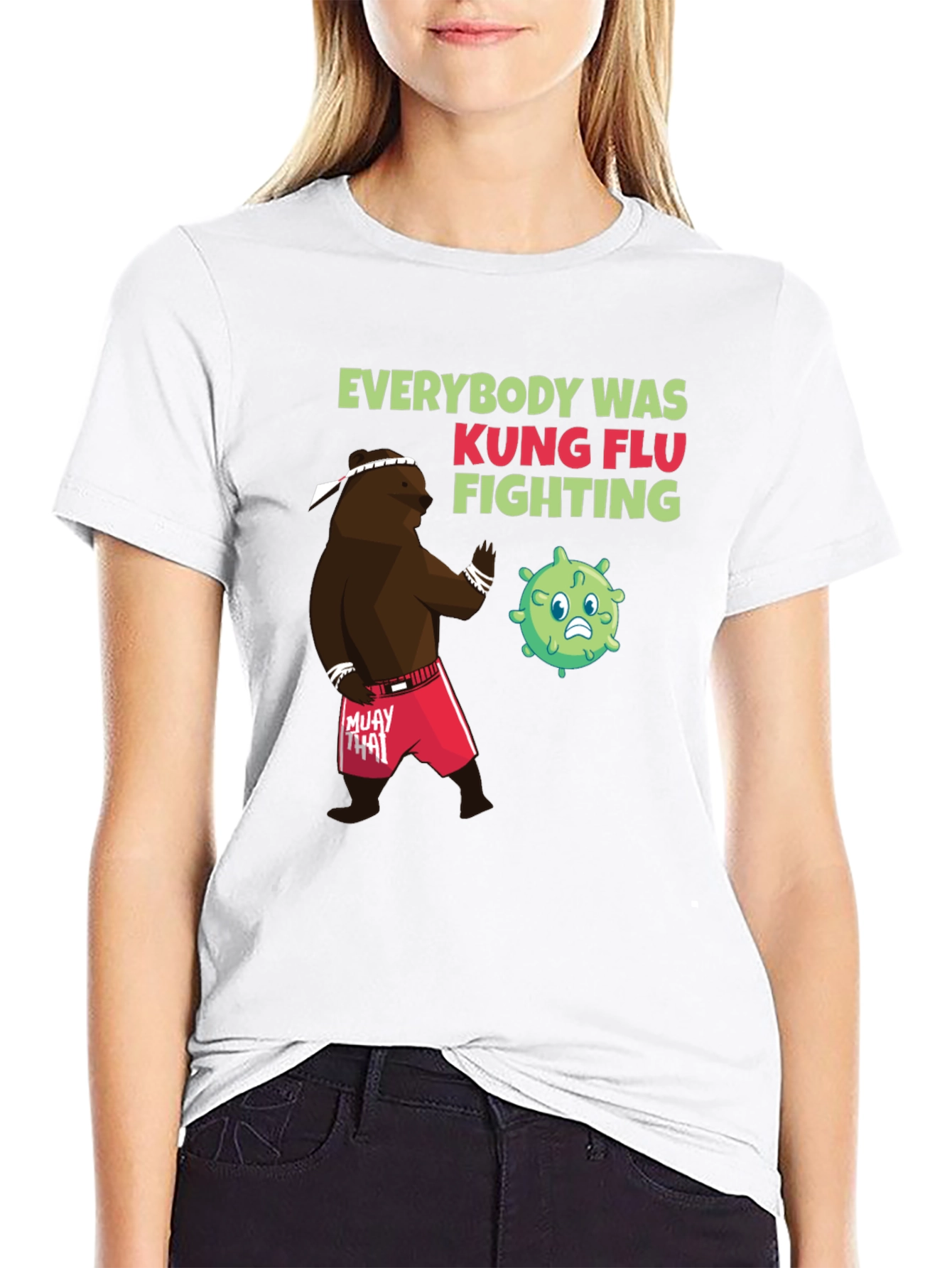 Kung Flu Fighting Graphic Tee
