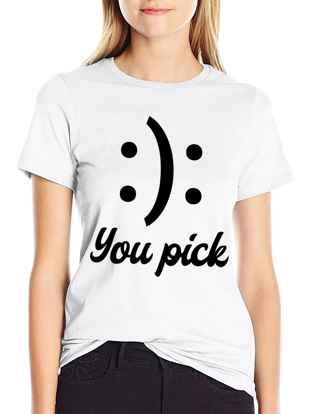 You Pick T-Shirt: Funny Emoji Choice Tee