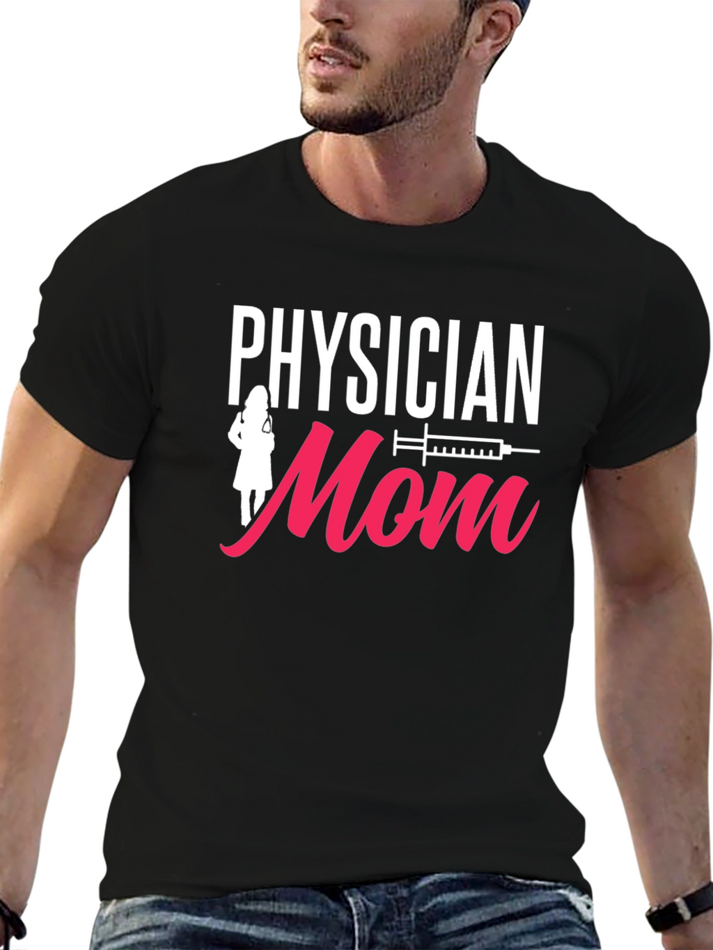 Physician Mom T-Shirt - Doctor Nurse Medical Gift