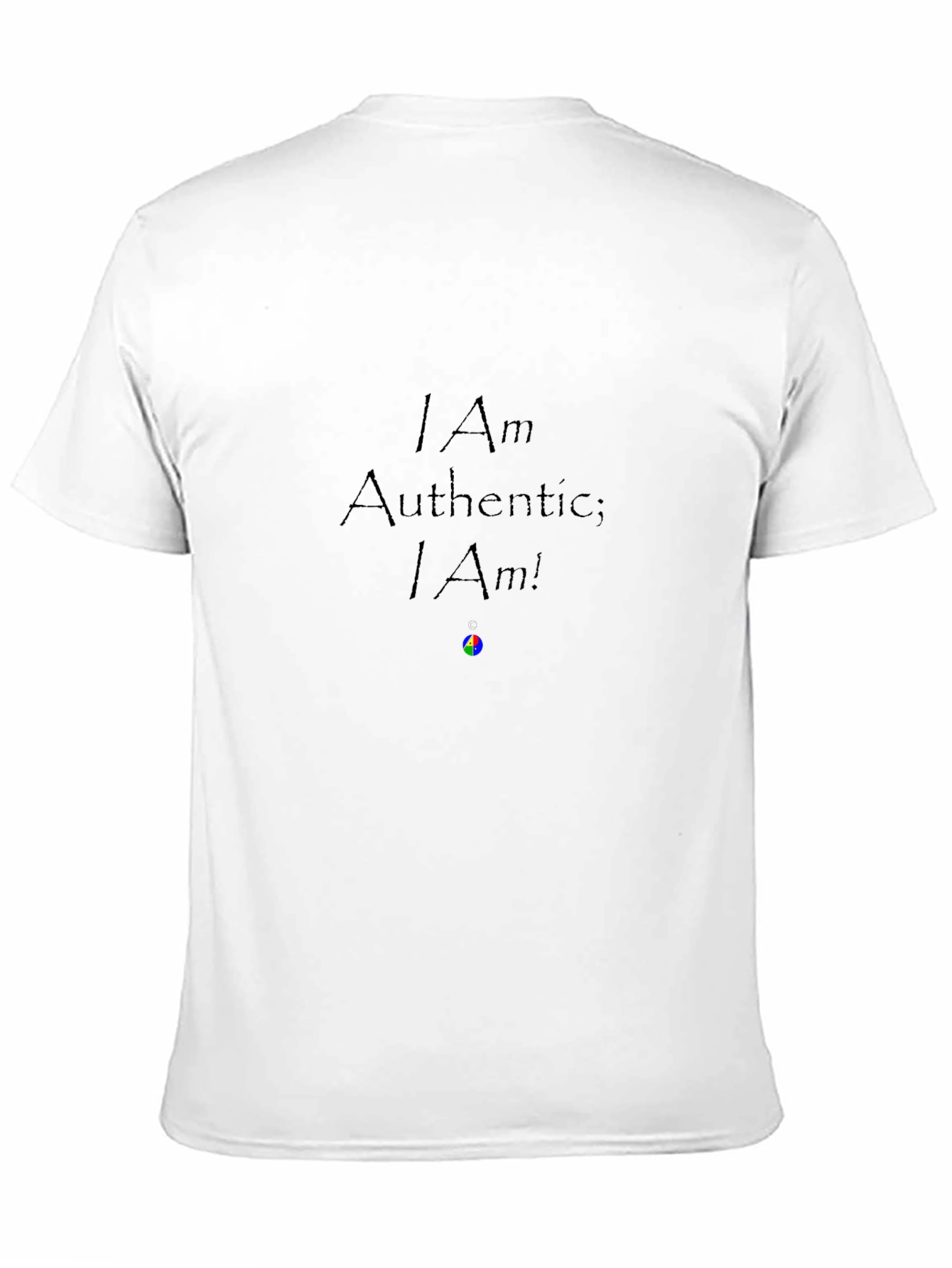 Authentic I Am T-Shirt - Black