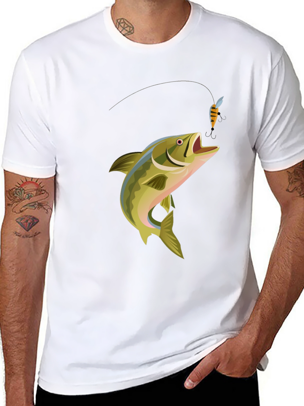 Fishing Carrot Bait Tee - Catch of the Day!