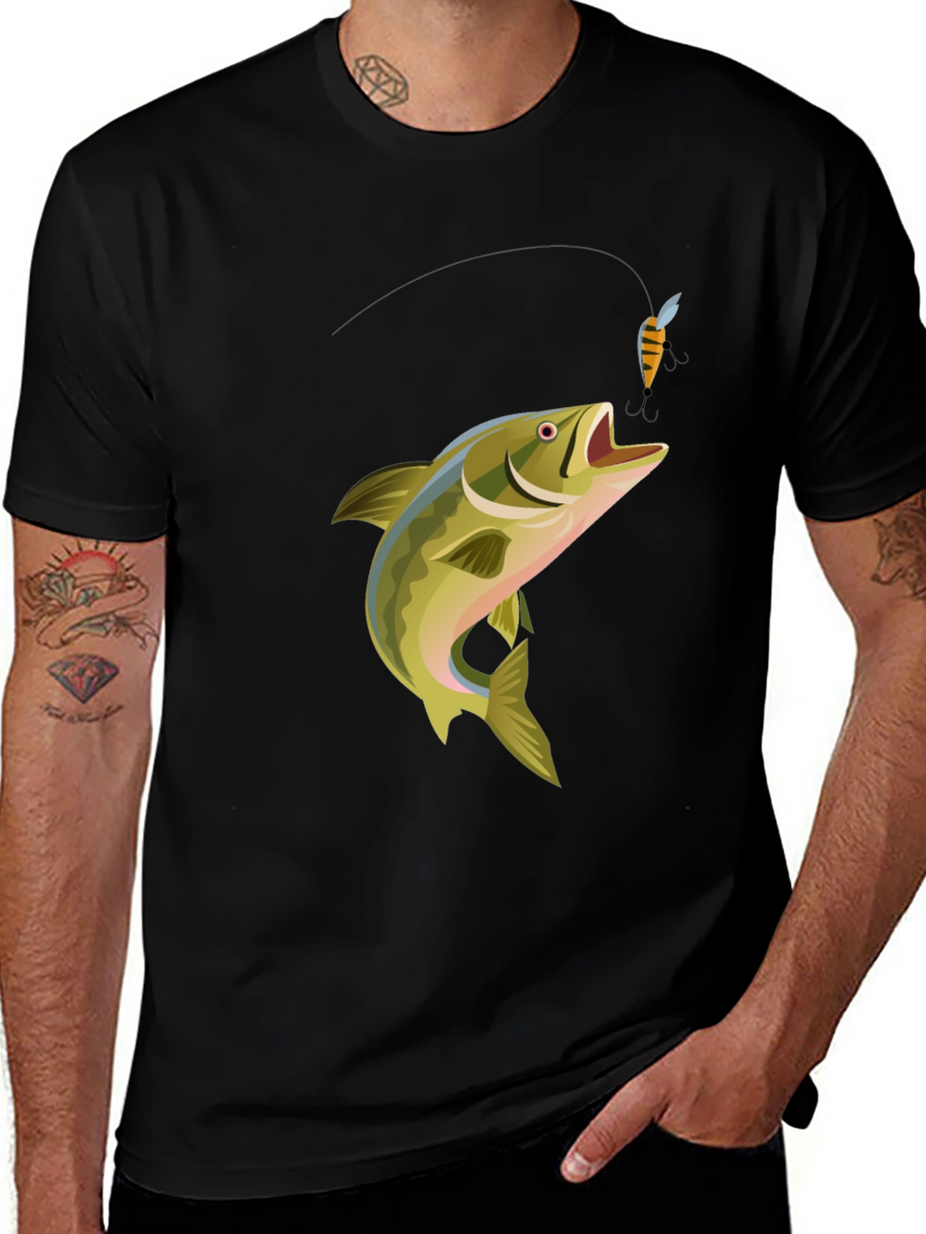 Fishing Carrot Bait Tee - Catch of the Day!