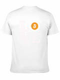 Bitcoin Love T-Shirt - Crypto Enthusiast Tee