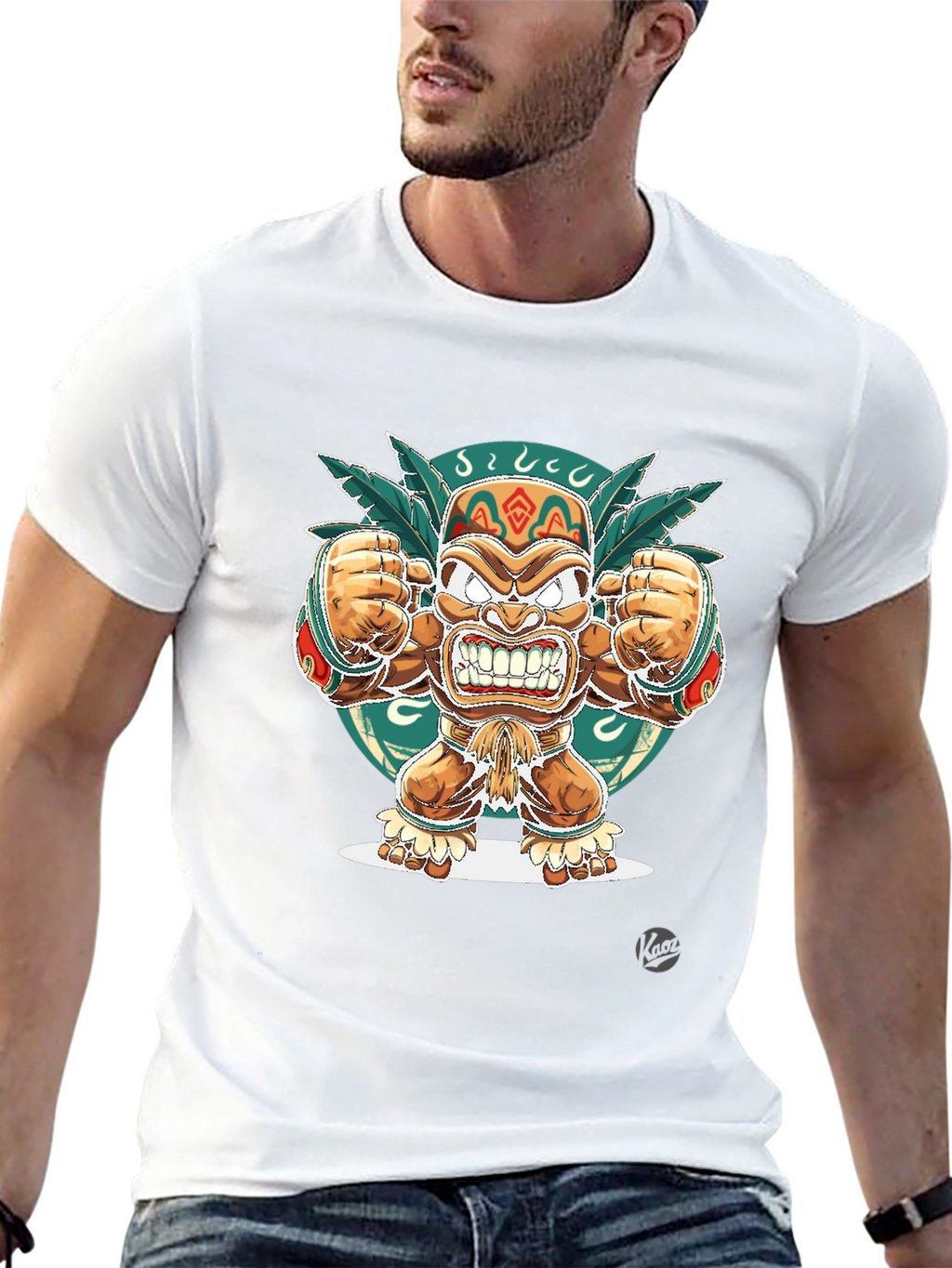 Tiki Warrior Graphic Tee