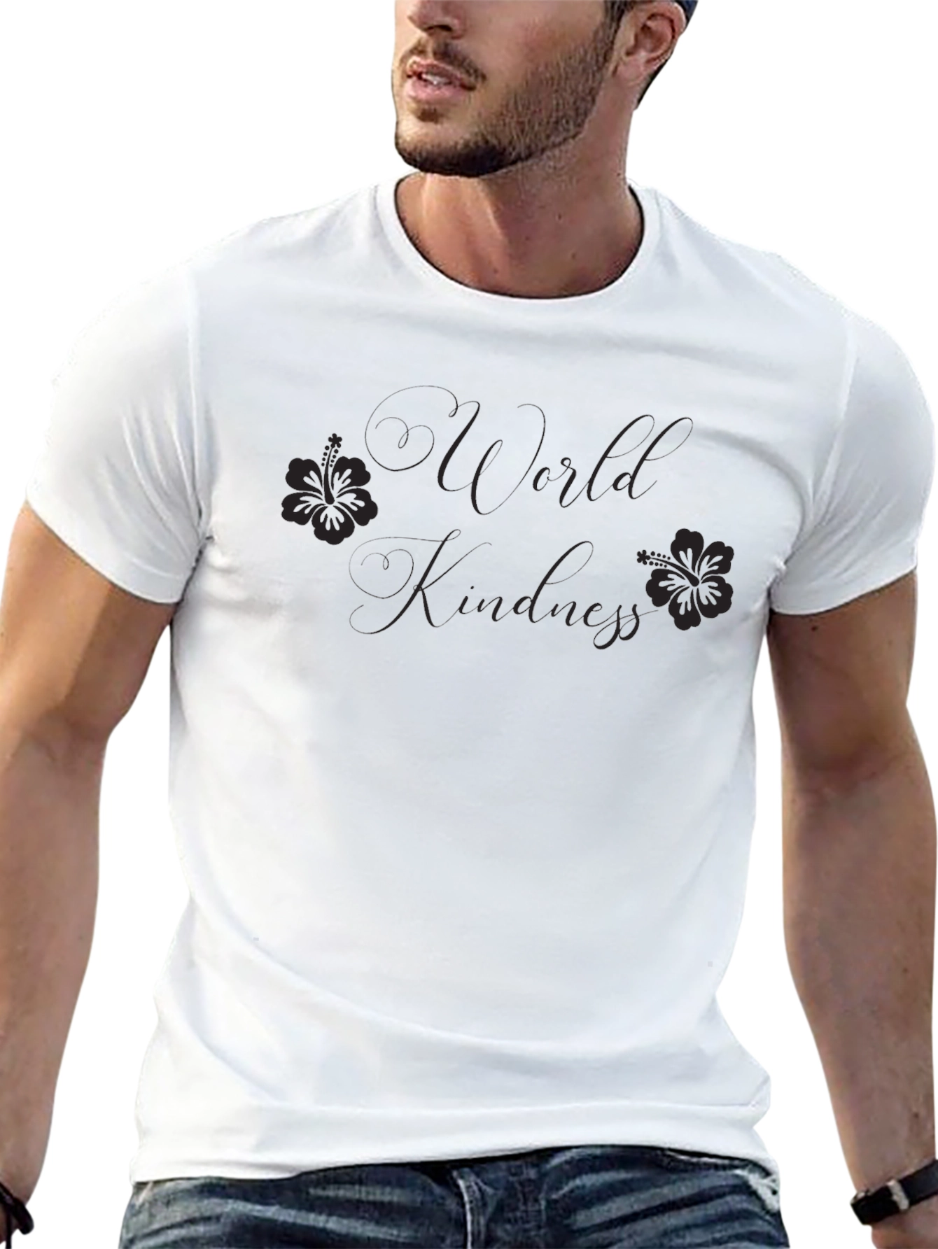 World Kindness Black T-Shirt