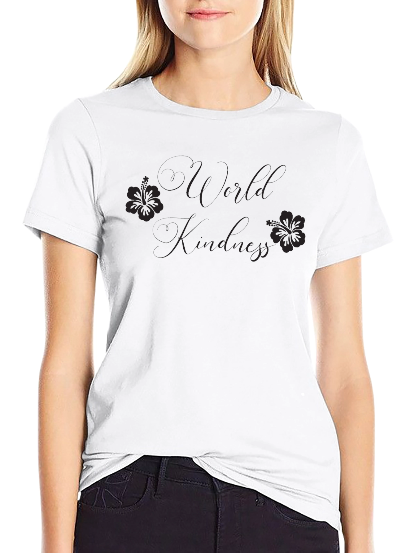 World Kindness Black T-Shirt