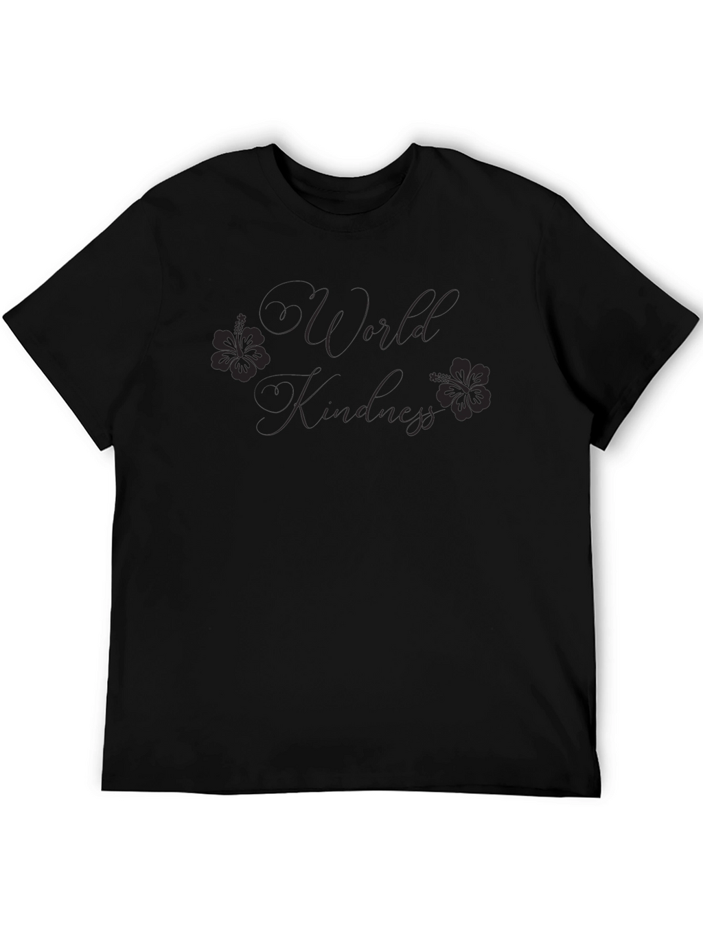 World Kindness Black T-Shirt