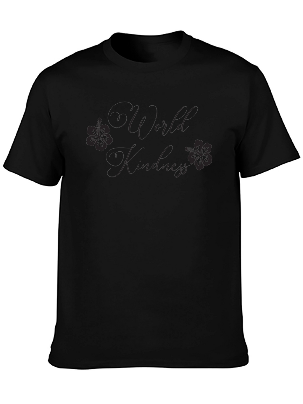 World Kindness Black T-Shirt