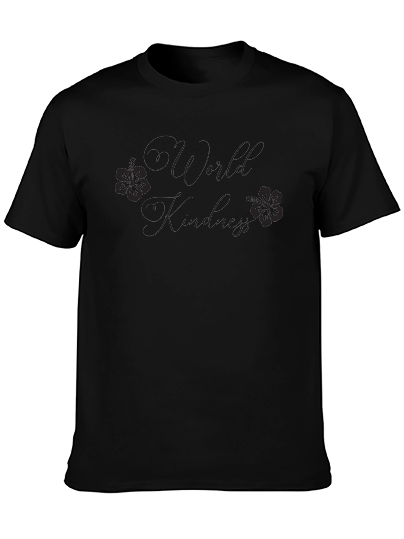 World Kindness Black T-Shirt
