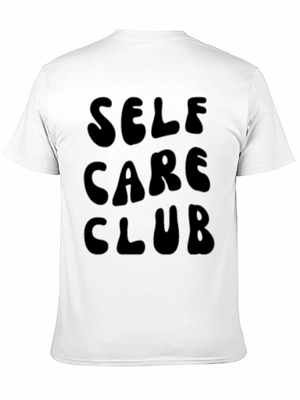Self Care Club Black Graphic T-Shirt