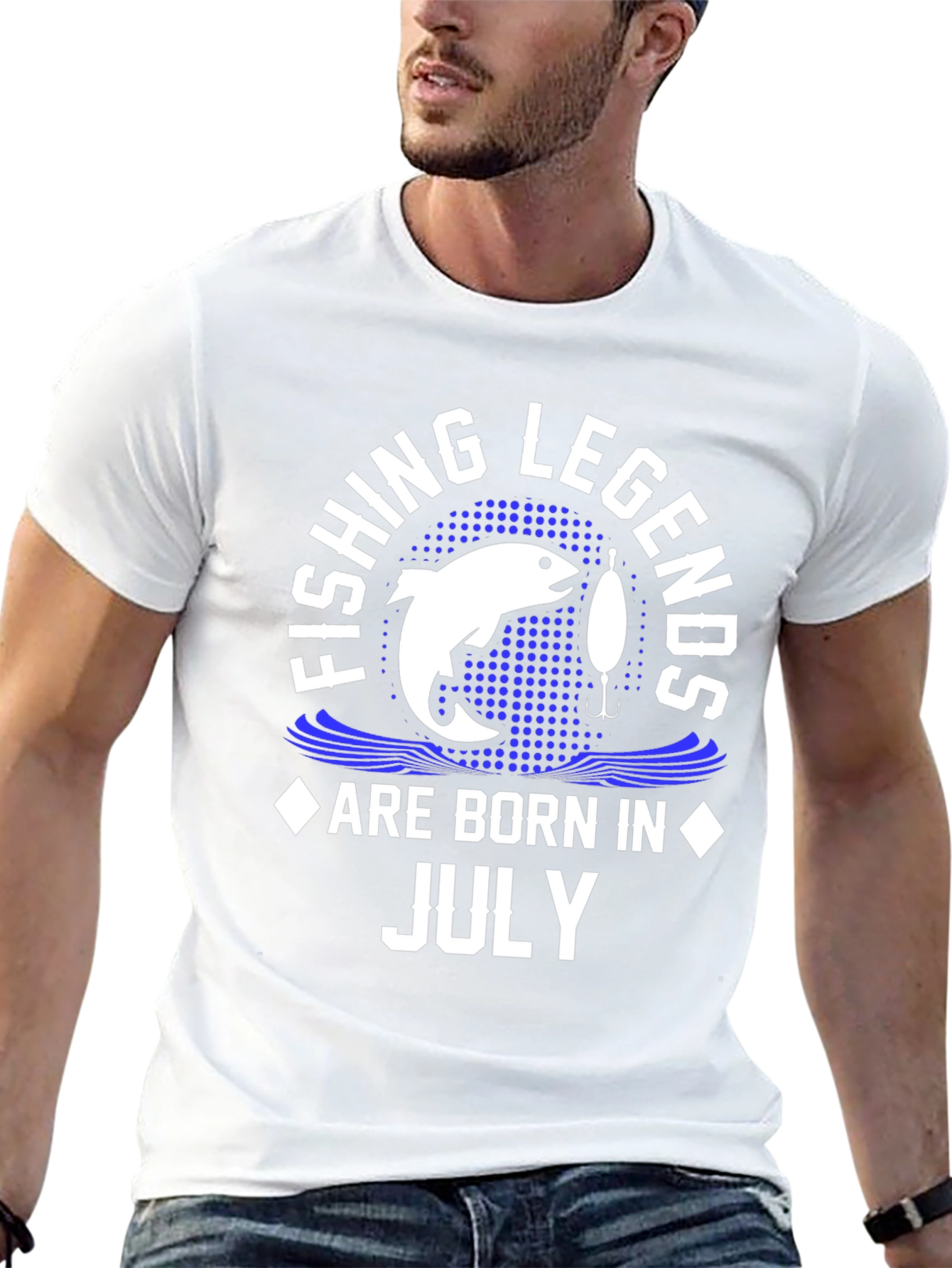 Fishing Legends Born in July T-Shirt