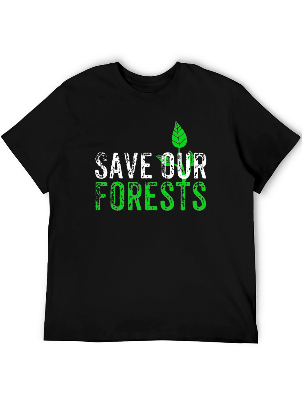Eco-Friendly Save Our Forests Graphic T-Shirt