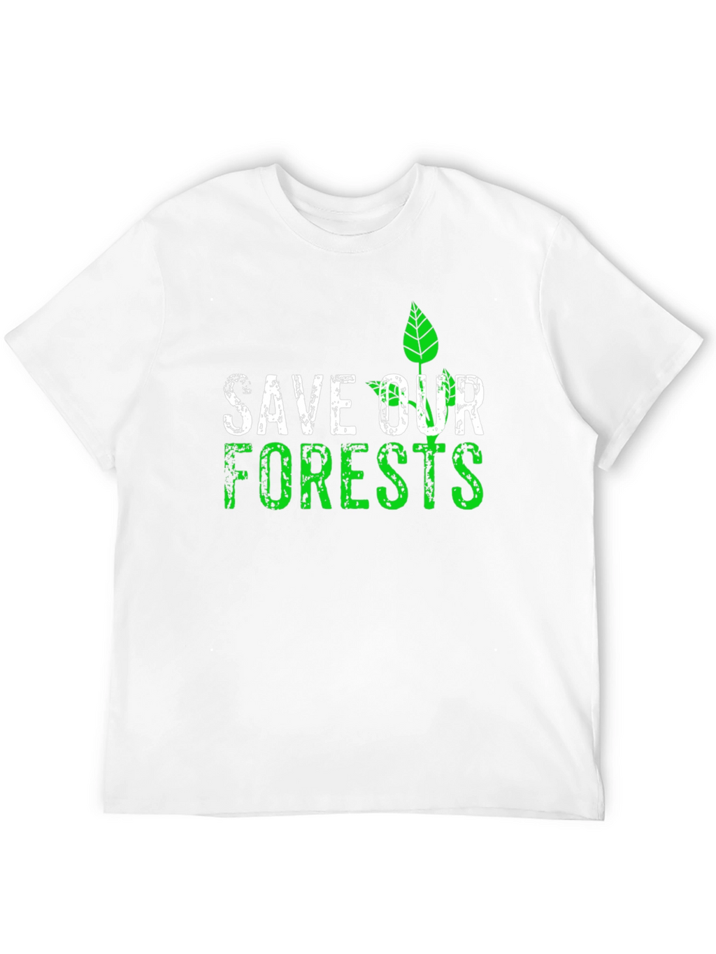 Eco-Friendly Save Our Forests Graphic T-Shirt